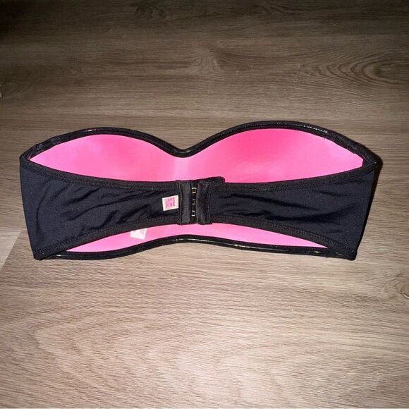 Pink Victoria's Secret Black Multi Way Bandeau Strapless Bra 34C - Picture 10 of 10